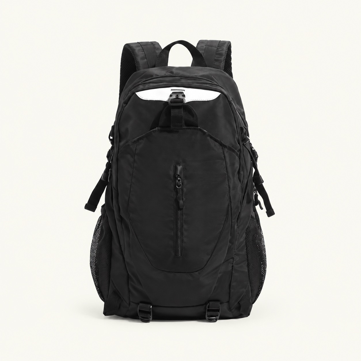 Black hiking backpack